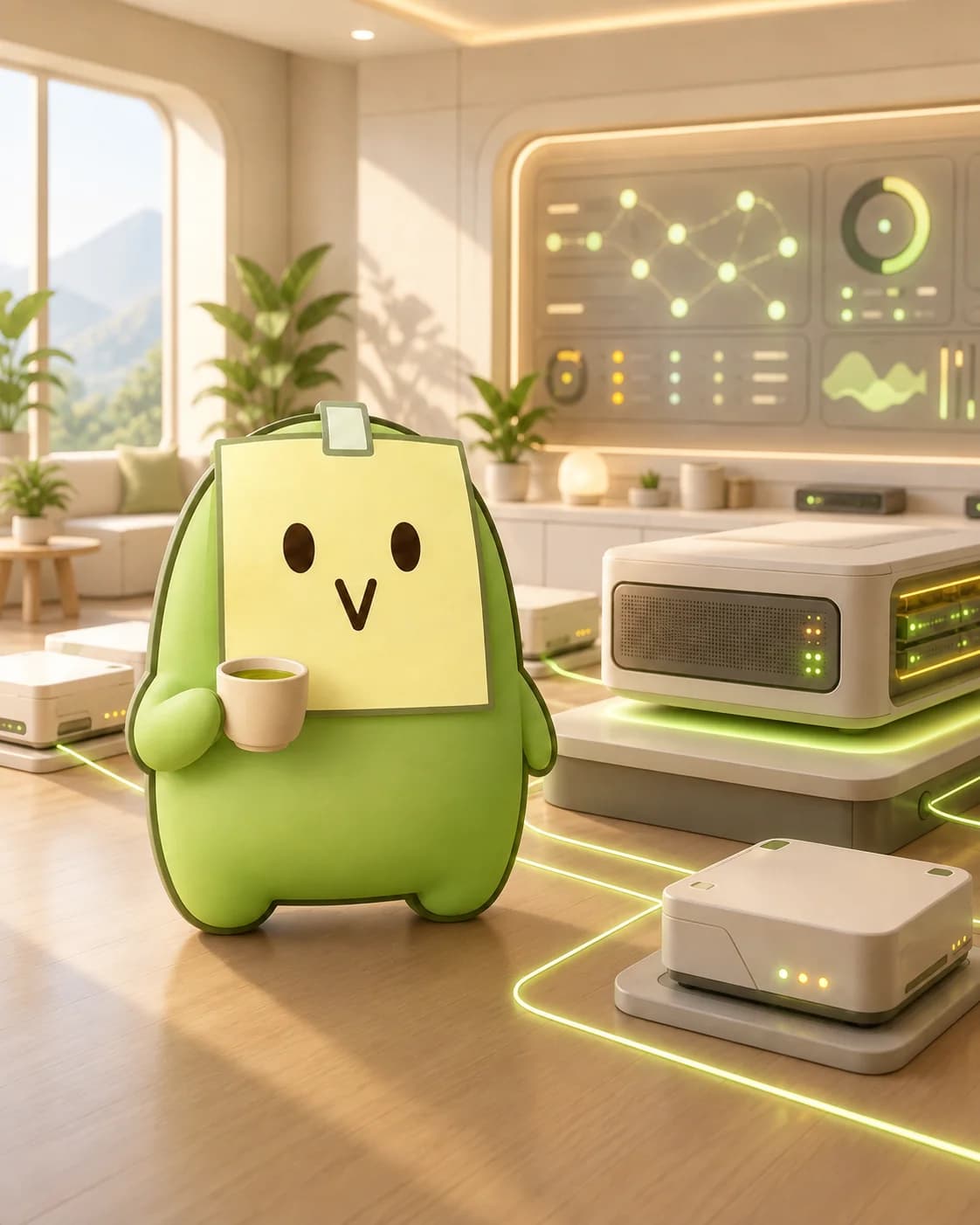 Trio calmly overseeing distributed AI infrastructure